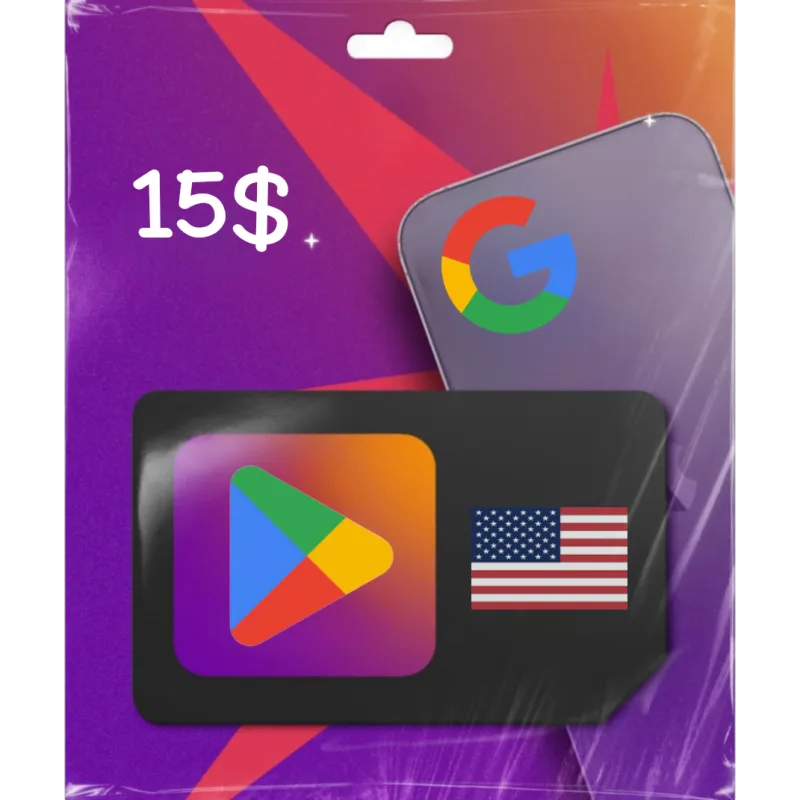 بطاقة قوقل بلاي 15$ (المتجر الامريكي) فولو 965 - Follow 965 بطاقات قوقل بلاي بطاقة قوقل بلاي 15$ (المتجر الامريكي) - فولو 965 - Follow 965