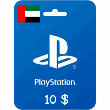 بطاقة بلاي ستيشن 10$ (المتجر الاماراتي)