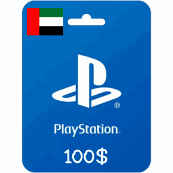 بطاقة بلاي ستيشن 100$ (المتجر الاماراتي)