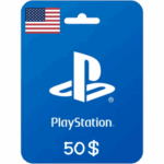بطاقة بلاي ستيشن 50$ (المتجر الامريكي)
