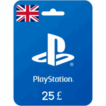 بطاقة بلاي ستيشن 25£ (المتجر البريطاني)