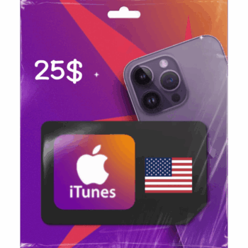 Apple Gift Cards - iTunes 25$ (US Store)